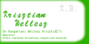 krisztian wellesz business card